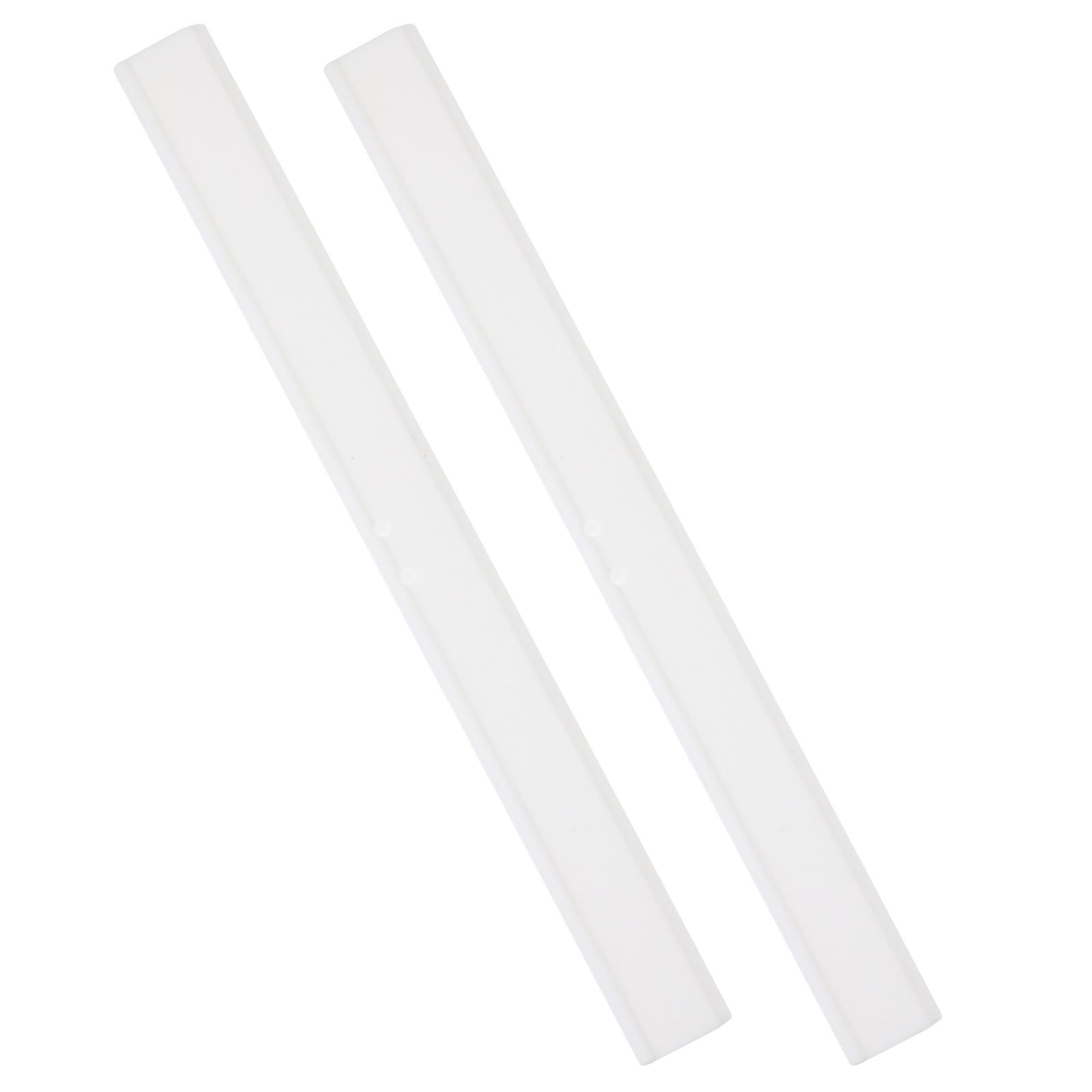 2pcs Replacement Squeegee Rubber Strip Squeegee Refill Strip Glass Squeegee Part