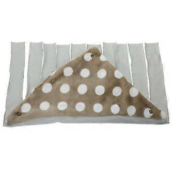 Cachette d'angle à franges pour petits animaux (4 pièces)