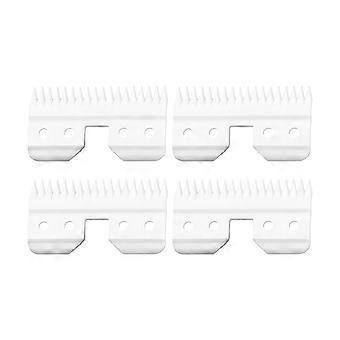 Professional Pet Hair Cutter Blades 18 Teeth Replacement Heads for Trimmers Ensuring Sharpful and Stable Performances  White