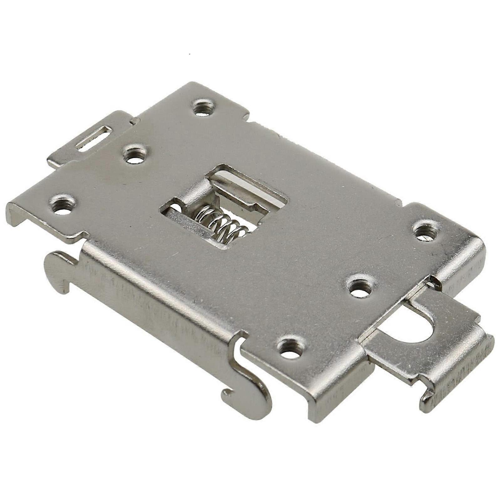 Replacement 35Mm DIN Mounting Fixed Buckle Clip Clamp Bracket Guide Socket 35Mm Galvanized Clip Multicolor