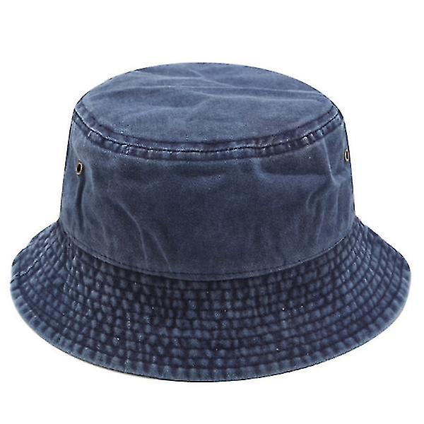 Vinta Washed Denim Et Hat Blank Jean Ing Cap Flat Topdenim