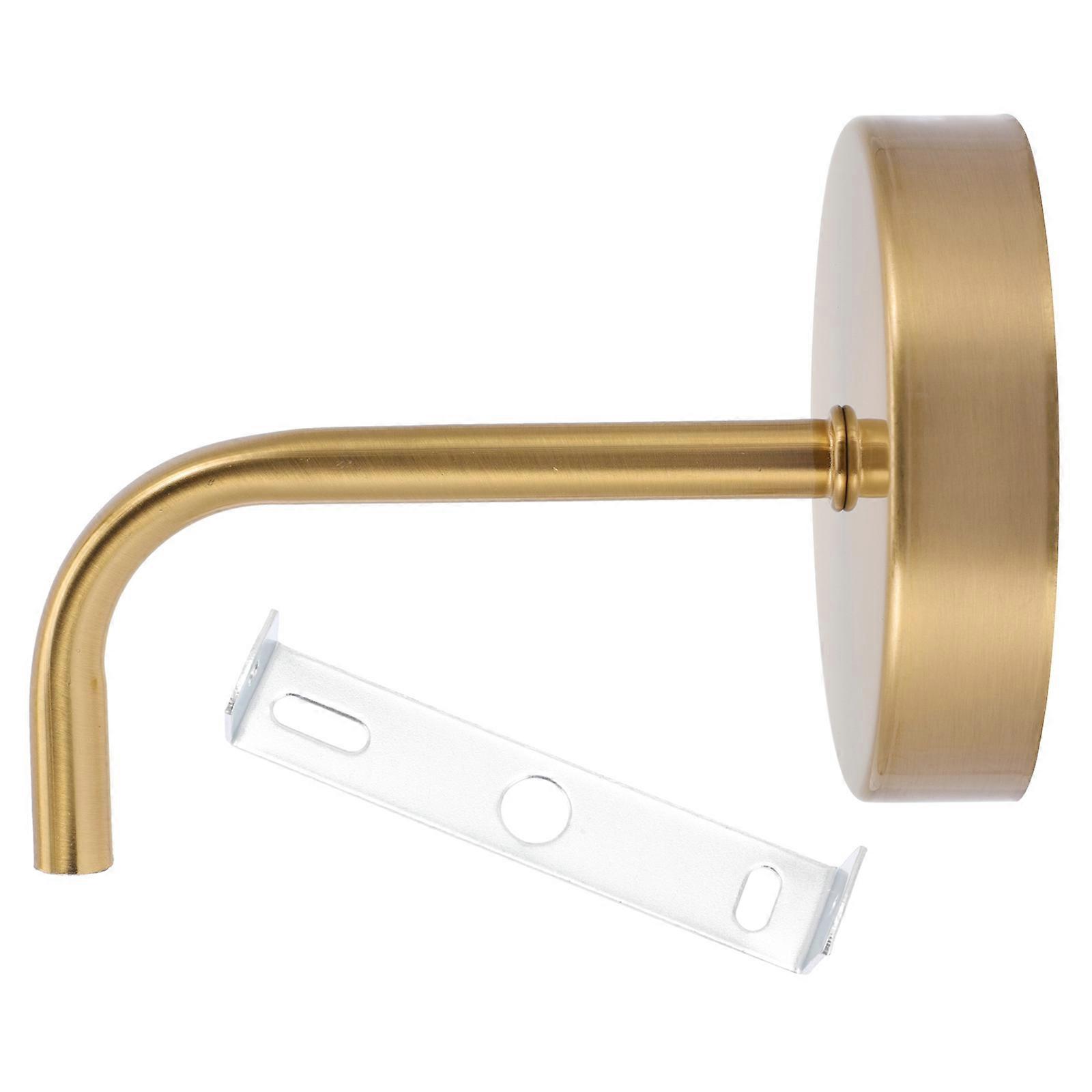 Support de lampe mural en fer forgé doré (1 pièce)