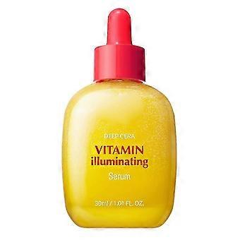 Deep Cera Vitamin Illuminating Serum, Huidverheldering, Vermindering van donkere vlekken en rimpels, Anti-aging huidverzorging 30ml_yyc