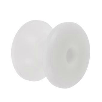 Anchor Roller: Heavy Duty Nylon Boat Anchor Roller Replacement Wheel - Marine White Pulley Accessories For Yacht Kayak Craft Trailer