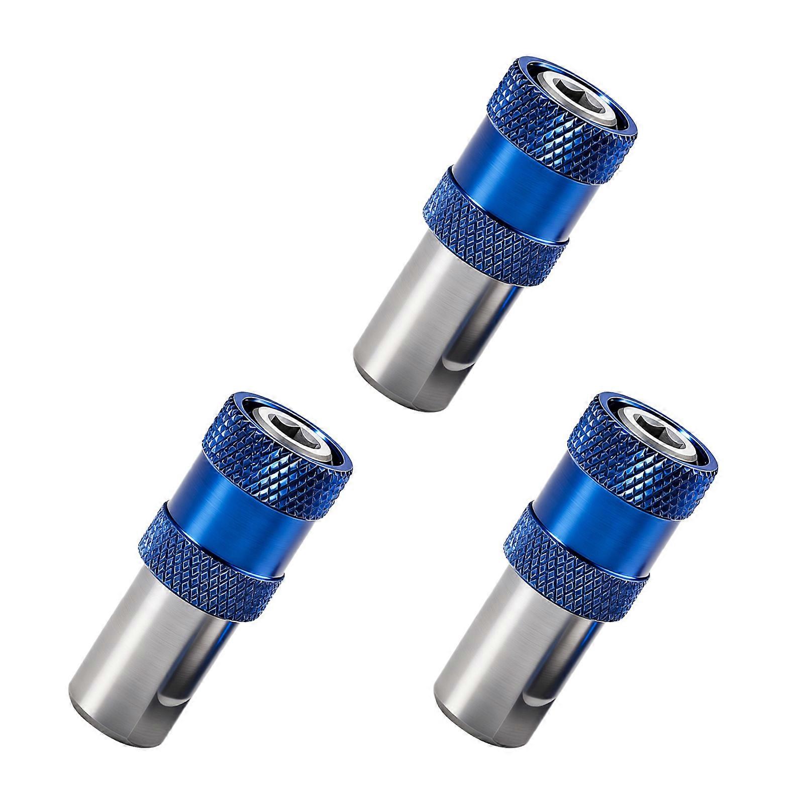 3Pcs Quick Release Adapter M10 Thread Structure Conversion Head Replacement Locking Hexagon Adapter Accessories Multicolor