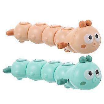 2pcs Wind Up Caterpillar Toys Fun And Colorful Wind Up Insect Toys For Birthday Parties Classroom Rewards And Goodie Bags