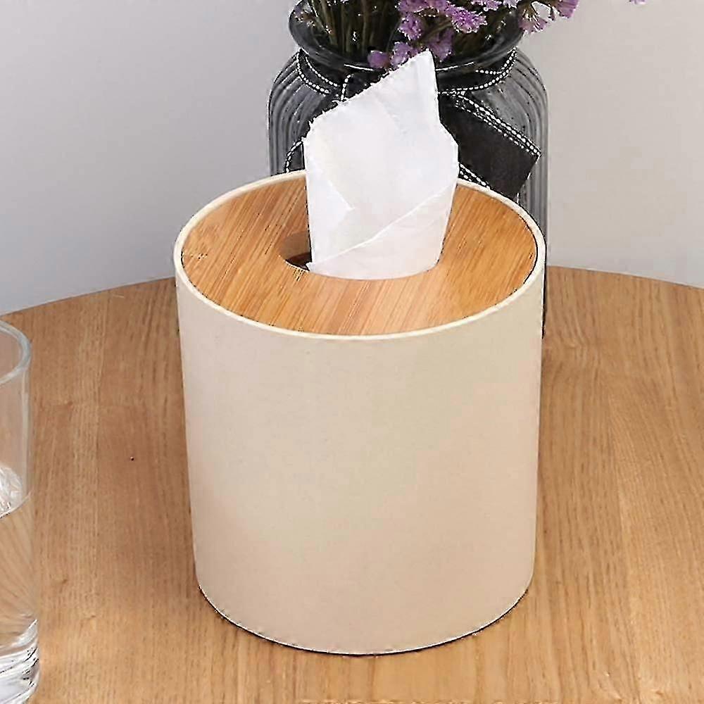 Tissue Box Round Tissue Box For Home Office Car Multifunctional Practical Tissue Box