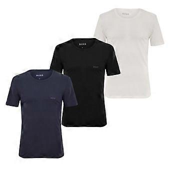 Boss Mens Crew Neck Regular T-Shirt (Pack of 3)