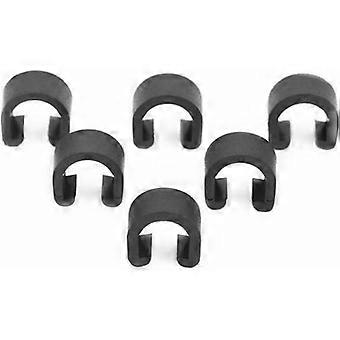 Lot de 50 clips en C pour câbles de vélo, guide-câbles pour freins et dérailleurs, accessoires pour vélos de route et VTT