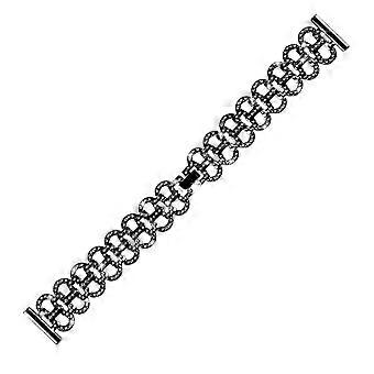 Für Garmin Vivomove 3 / GarminMove 3 Glänzende Strasssteine Uhrenarmband Kürbis Design Legierungsband