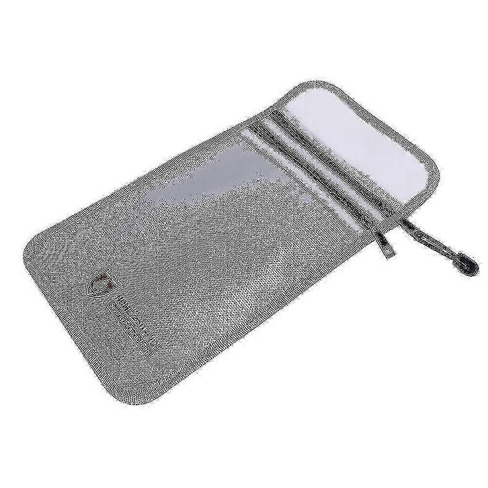 Fireproof Document Bag With Two Pockets Two Zippers,file Storage Bag