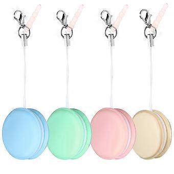 4pcs Smartphone Screen Cleaners Cellphone Screen Wiper Tool With Lanyard Cleaning Brush With Buckle