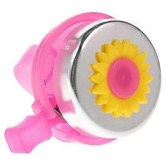 Sonnenblume Fahrrad Klingel Kinder Fahrrad Klingeln Fahrrad Klingel Horn Alarm Kinder Jungen Mädchen (Pink)