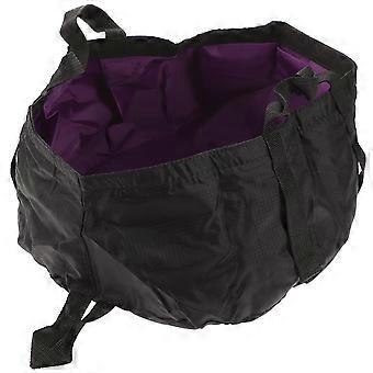 Portable Folding Water Basin for Travel Use with 12L Capacity and Purple Color