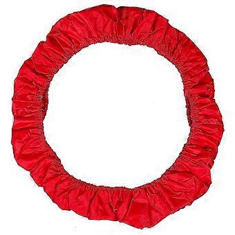 1 st. 40 tums studsmatta svampskydd säkerhetsrund studsmattaskydd reservdelar studsmatta tillbehör röd (diameter 101 x 101 cm)