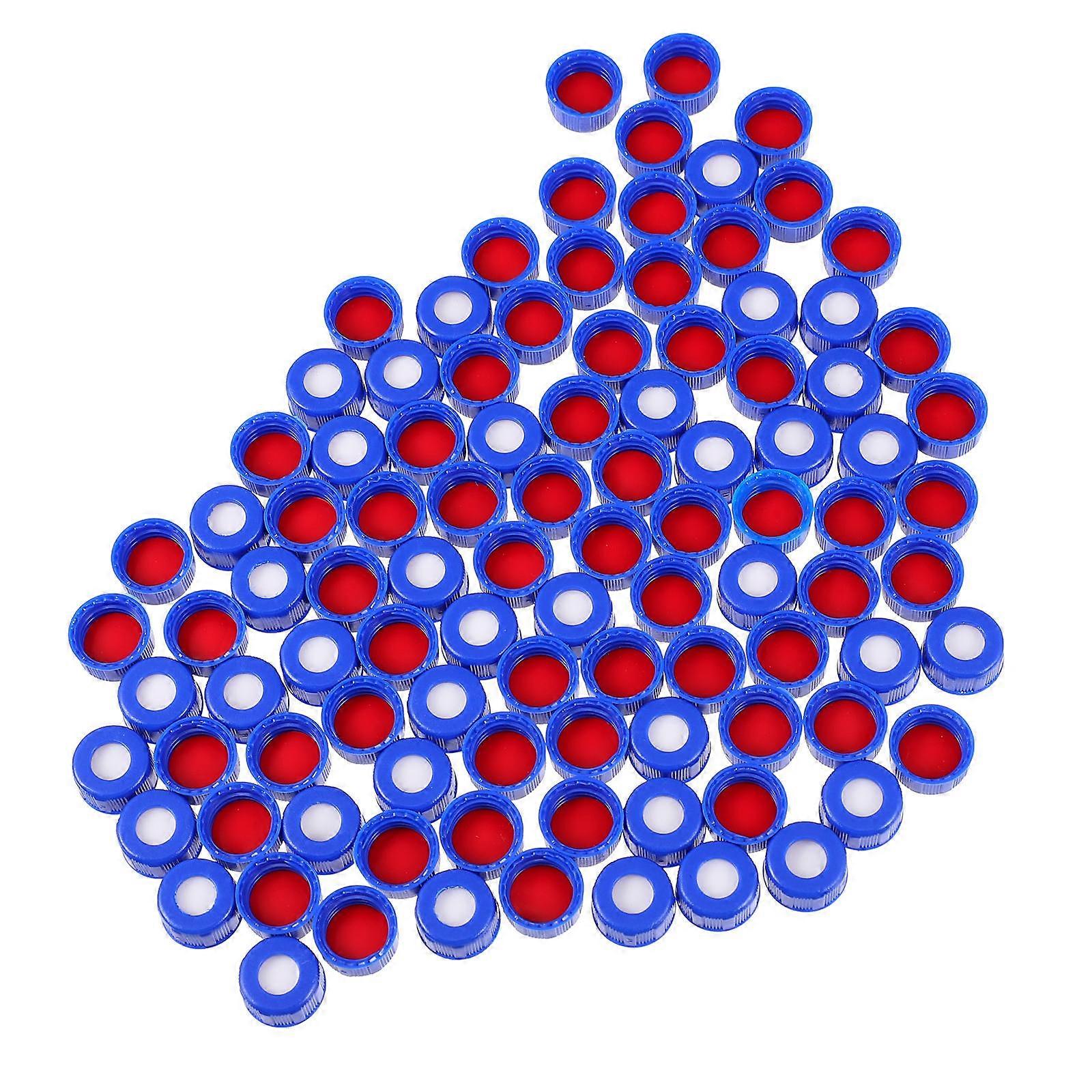 100pcs Durable Plastic Bottle Covers Practical Sample Jar Lids for Home