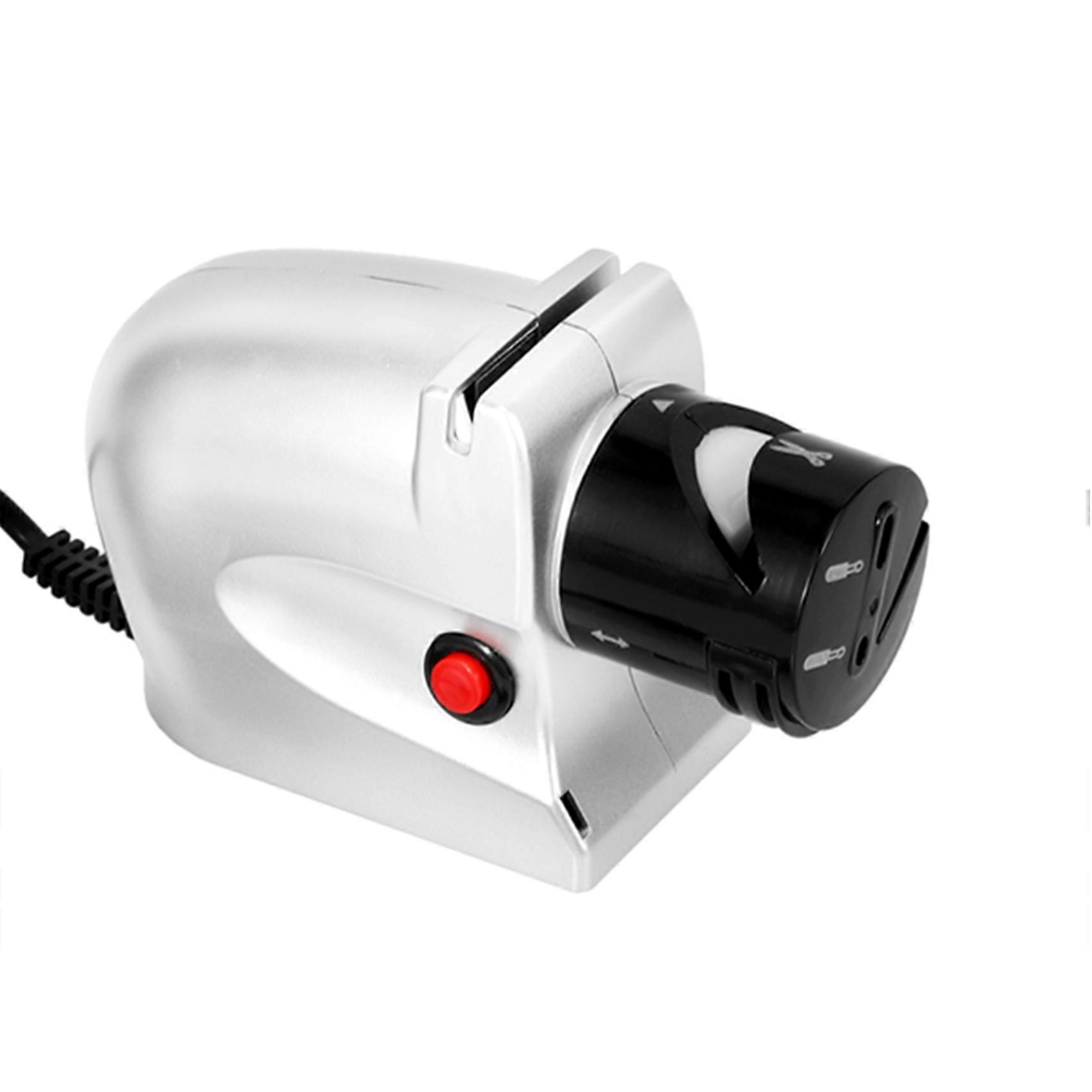 2X Electric Knife Sharpener Speedy Automatic Sharp Motorized Grindstone Sharpening Tool Knives Eu Plug