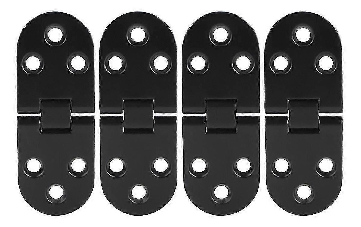 Flap hinge Folding table hinge for table hinge Folding door wood panel hinge Hinge(Black)(4pcs)