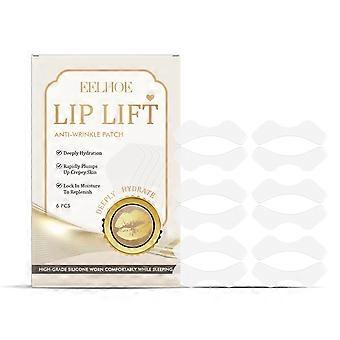 Lippenpflege-Patches pflegen sanft die Lippenpartie, spenden Feuchtigkeit und Feuchtigkeit, reinigen und peelen, Lippenbalsam-Patches 6 Stück