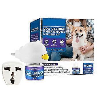 Pet Calming Pheromone Diffuser & Spray Kit - Anti-Stress Anxiety Relief Solution for Cats & Dogs