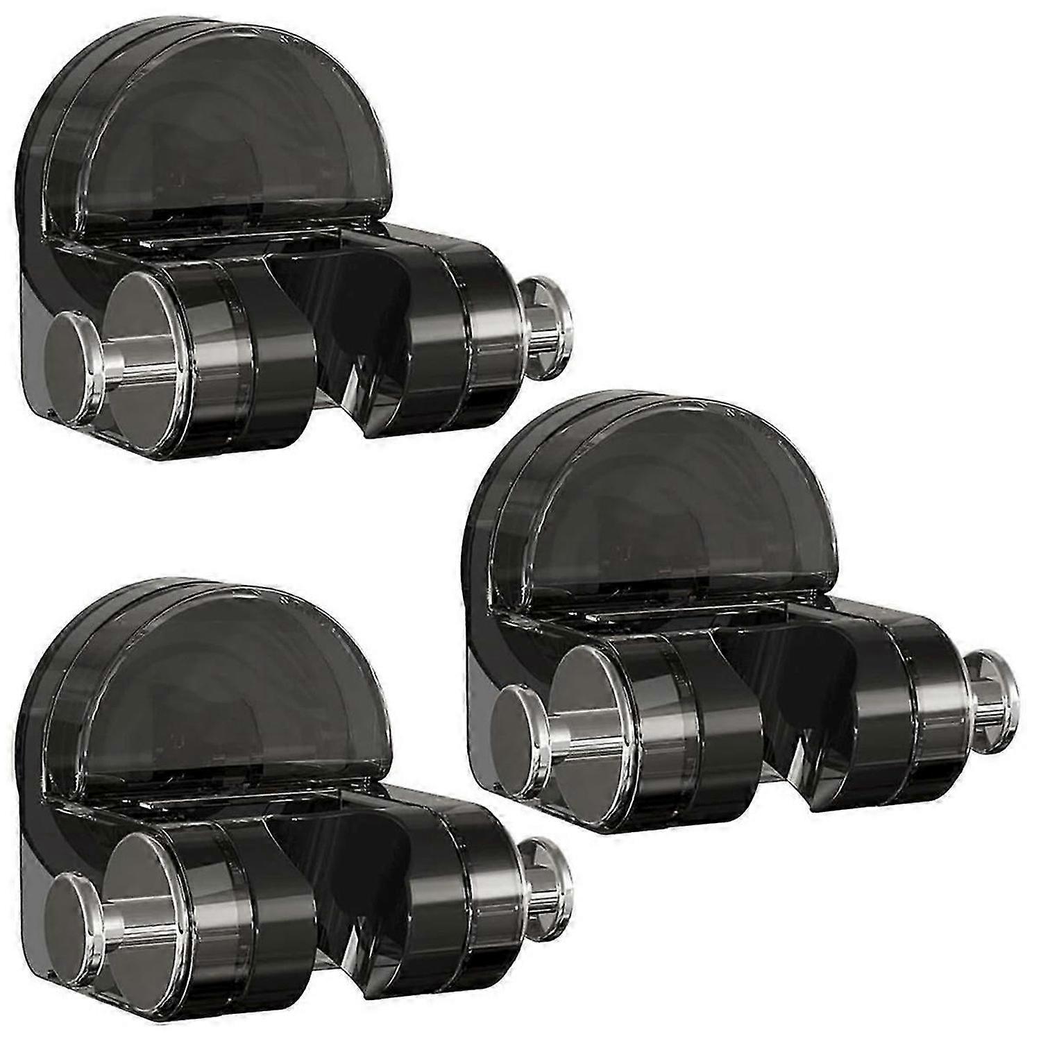 3pcs Suction Cup Shower Holder,Shower Head Holder Wall Mount,B