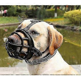 Adjustable Rubber Physiological Dog Muzzle, XXL Size, Ensures Comfort for Your Pet