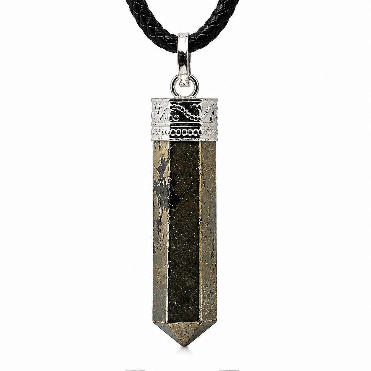 Pyrite Crystal Healing Pendant