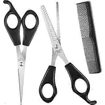 Juego de tijeras para el cabello Juego de tijeras para peluquerías Juego de tijeras para mascotas, barberos o uso doméstico - Acero inoxidable