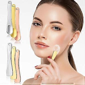 6 Pcs Metal Makeup Spatula, Skin Care Makeup Spoons Mini Face Spatula Skincare Applicator for Beauty Cosmetics Lotion Mask Creams Stick Tiny Scoop