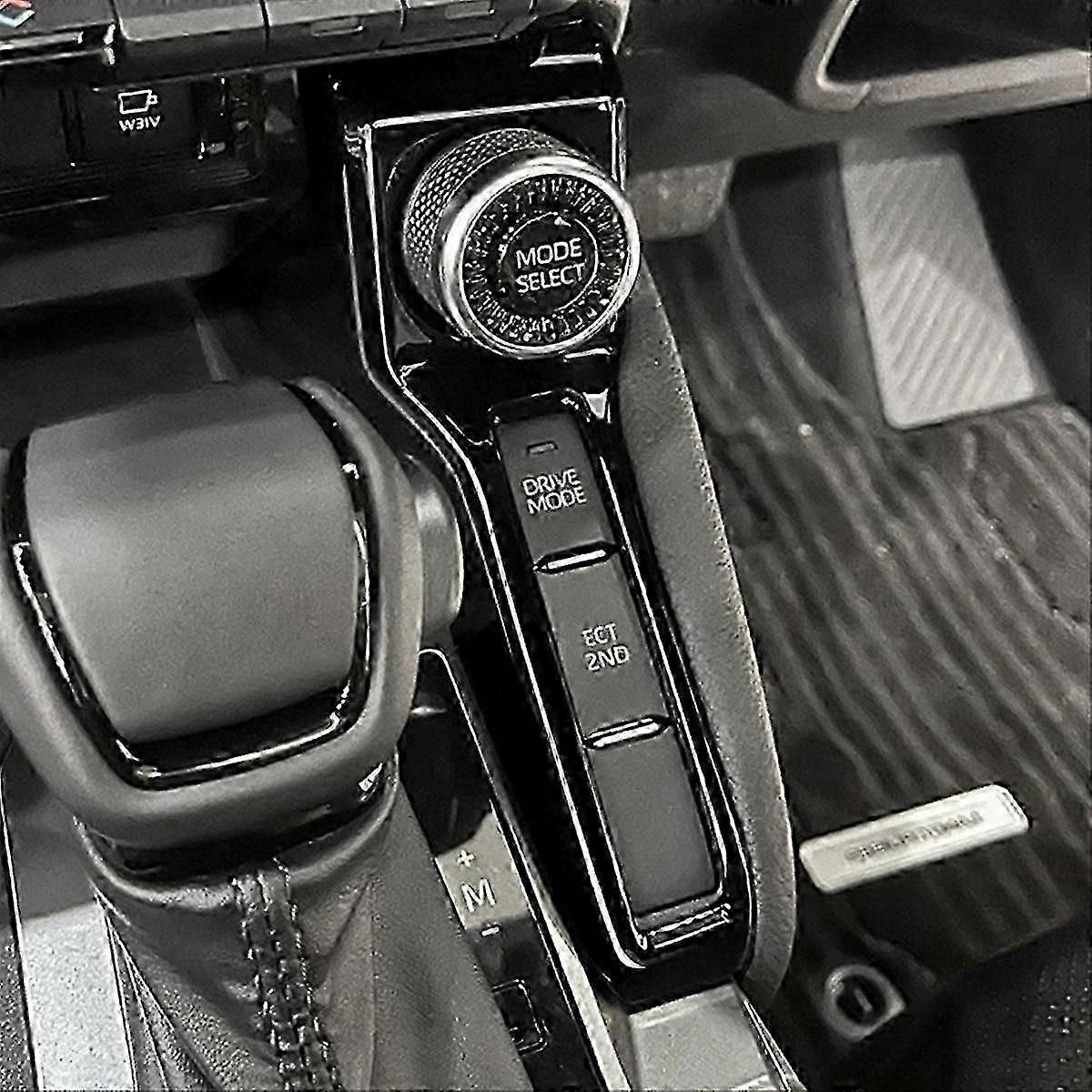Car Center Console Model Select Driver Model Button Trim Glossy Black -N