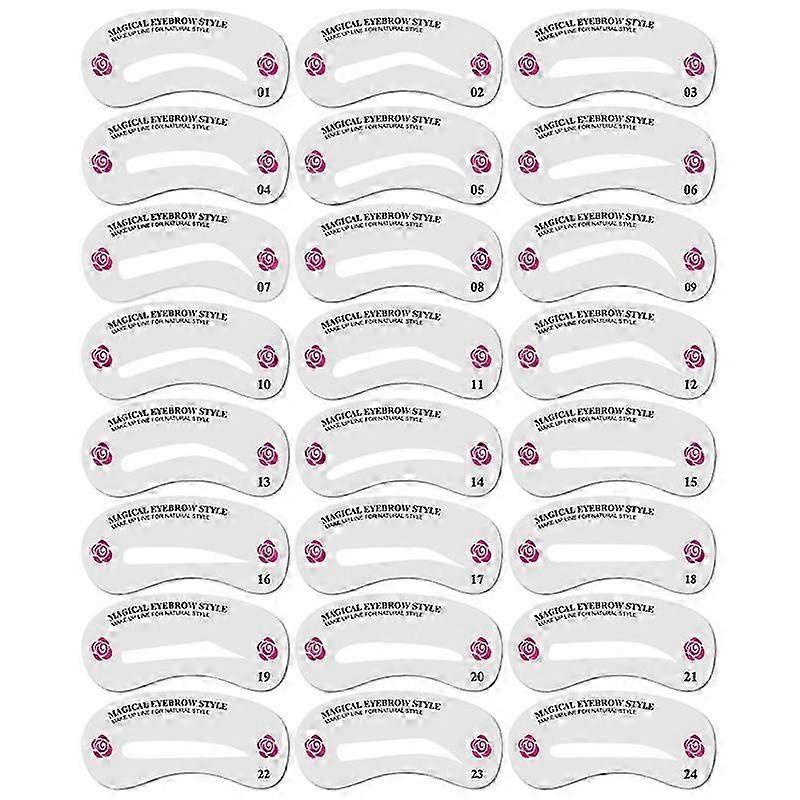 24 Pcs White Eyebrow Waxing Tablets Kit