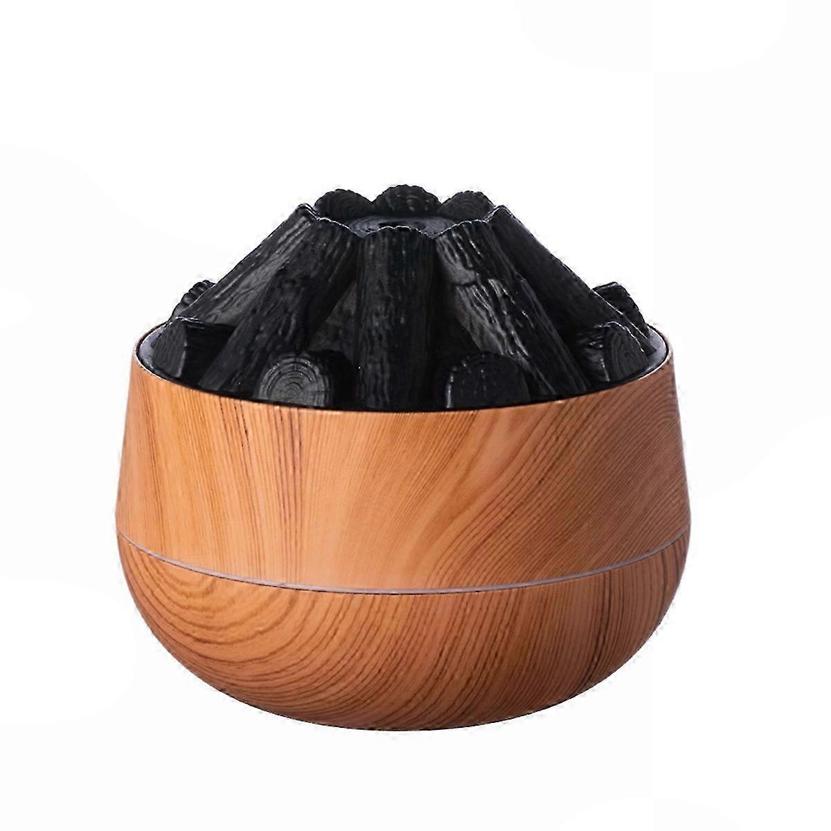 Home Office Space: 300ml Bonfire Humidifier with Auto-Off Function
