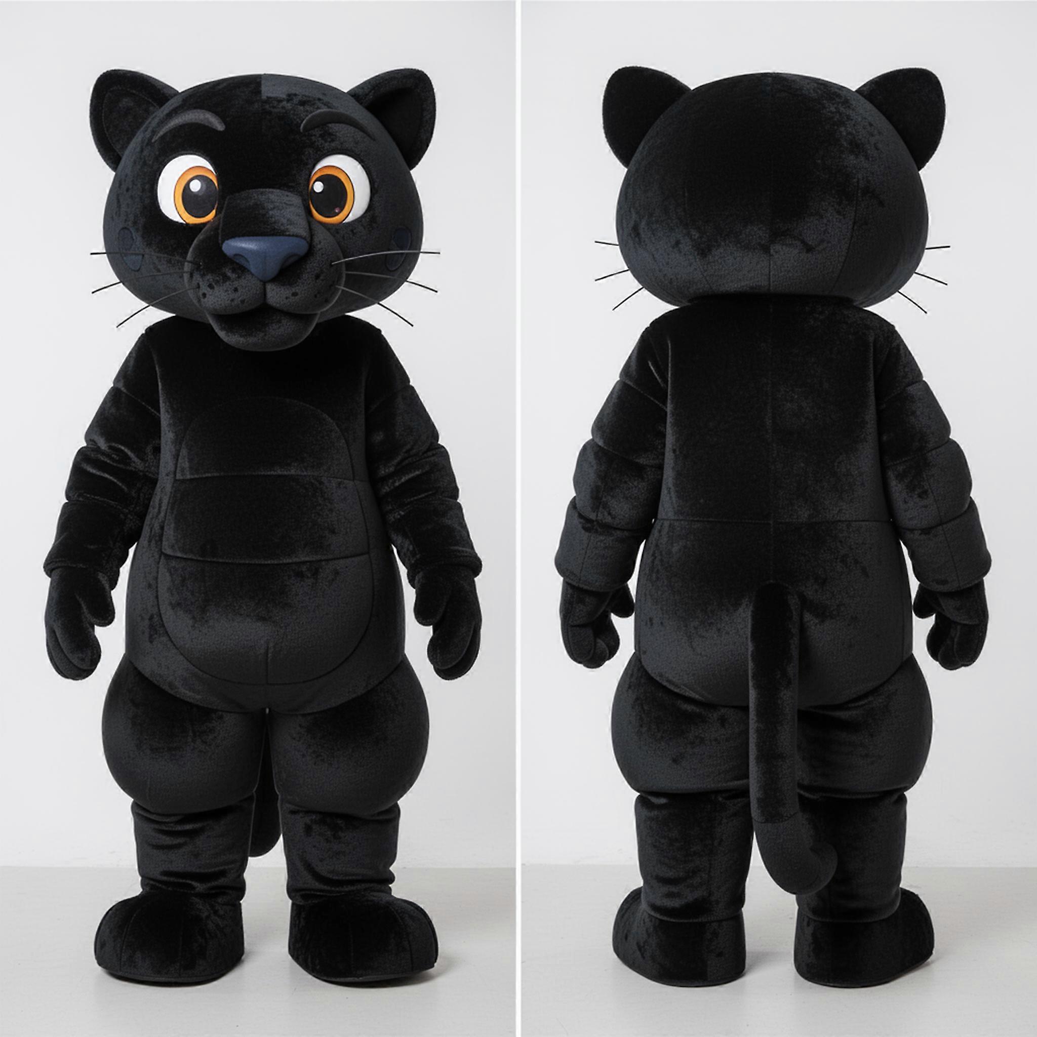 MASTICOT Ebony Sleek Panther Mascot
