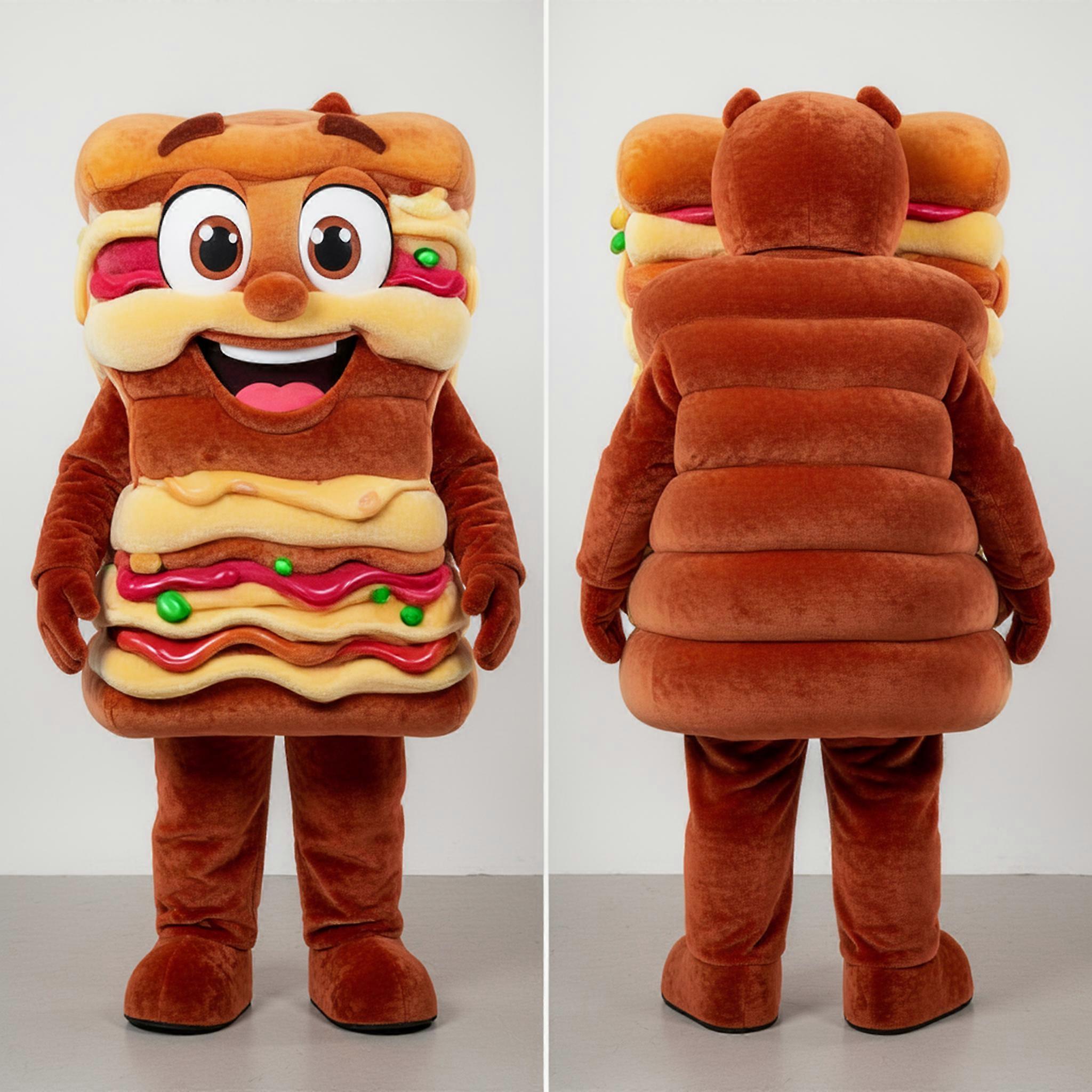 MASTICOT Rust Rounded Lasagna Mascot
