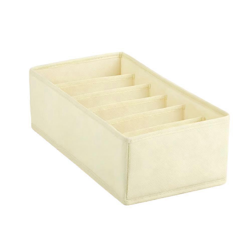 Fabric Storage Box - Foldable Closet Organizer with Multi Section Design Home