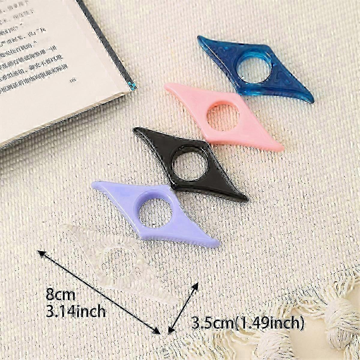 5x Resin Thumb Book Holder Assortment