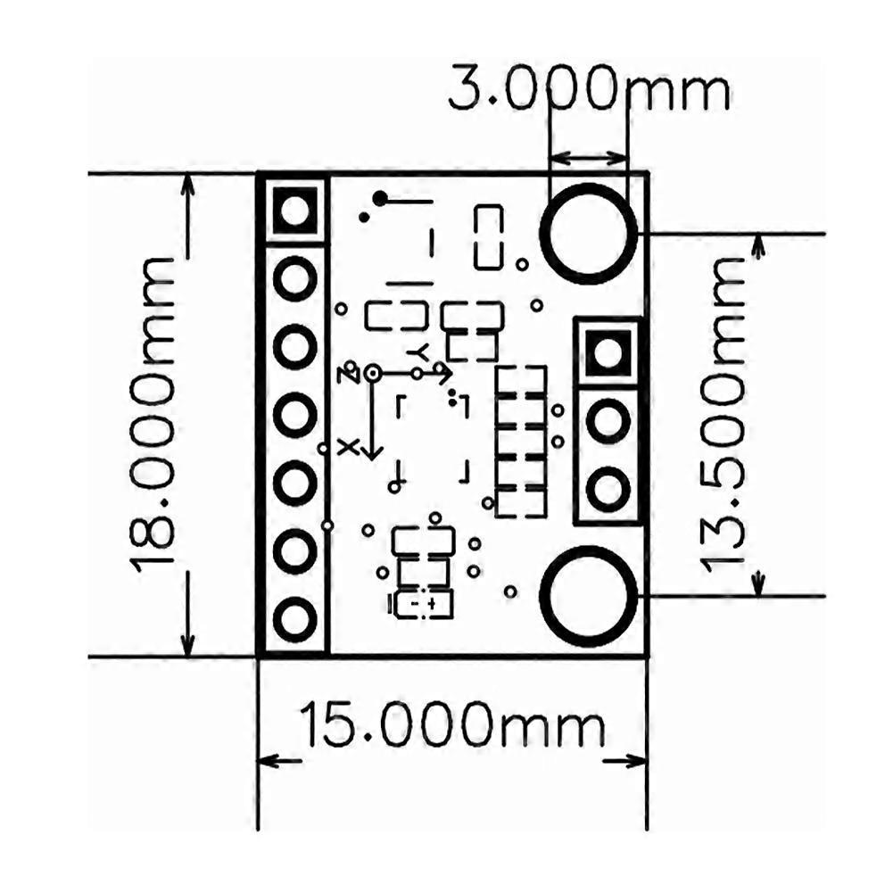 BMI270 High-Performance Six-Axis Sensor Module - Accelerometer and Gyroscope - Exceeds BMI160 Performance
