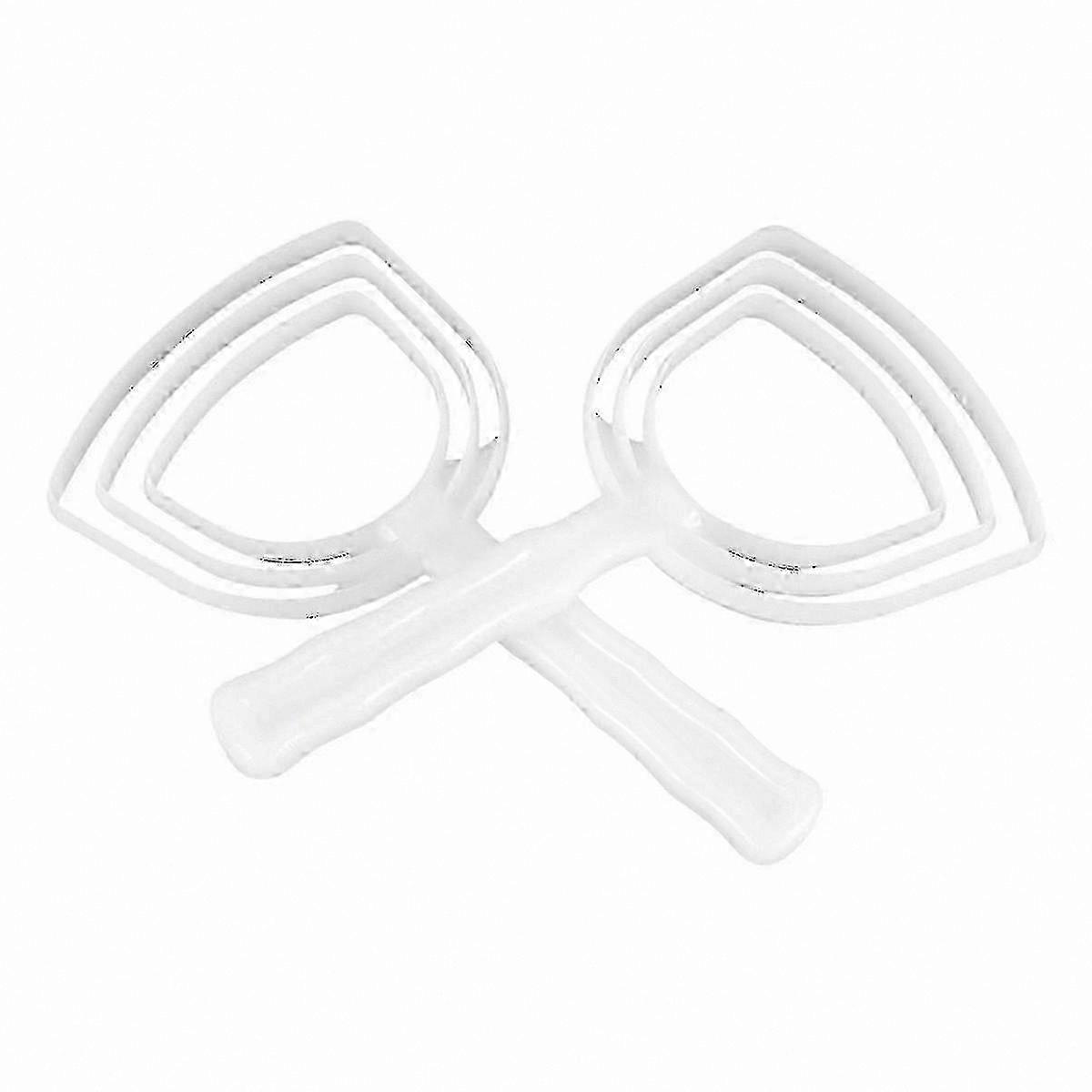 Bone Dust Remover Meat Scraper White Square Tool for Cleaning and Scraping