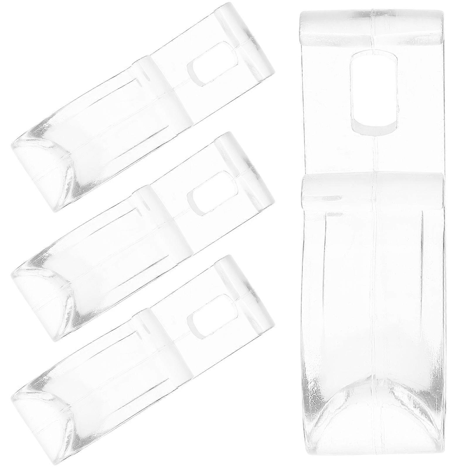 Roller Curtain Hooks Clear Shade Hook for Decor 8Pcs Kit