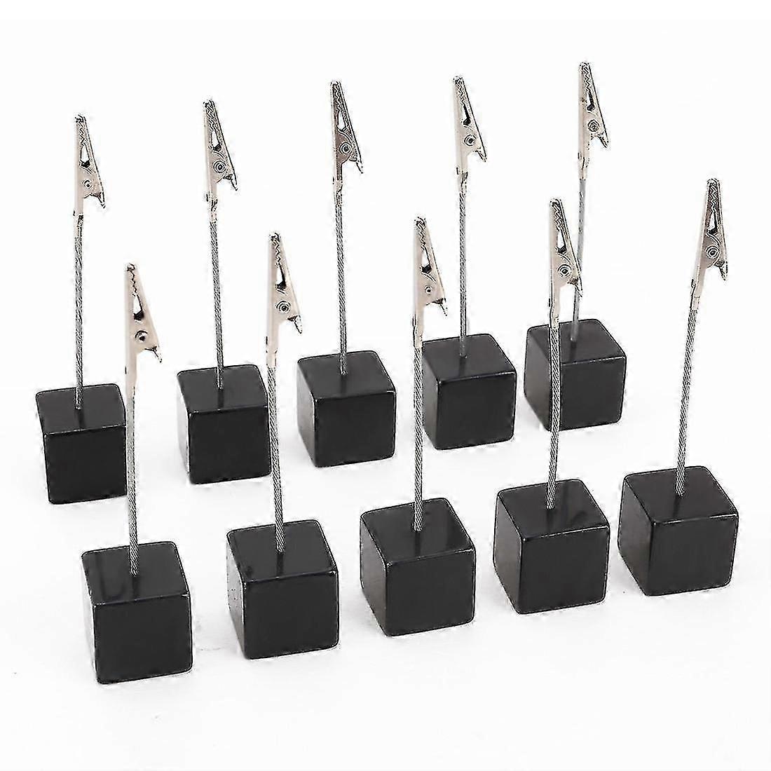 Translucent Resin Square Clip Memo Holder