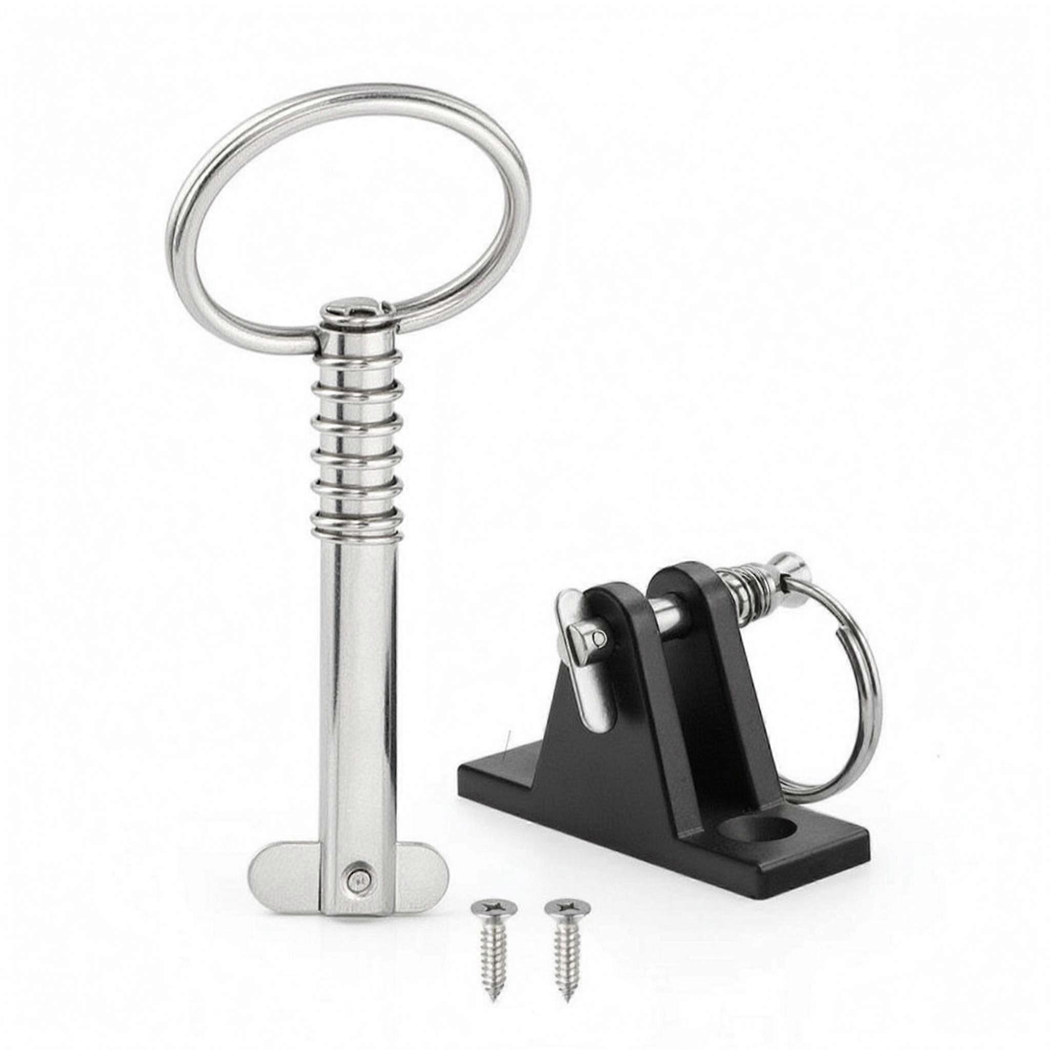 Boat Quick Release Pin And Split Loop 316 Stainless Steel Jaw Slide Deck Hinge