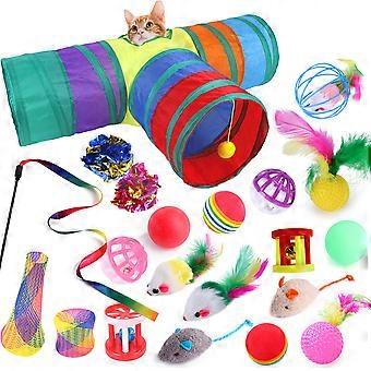 Spring-Loaded Plush Cat Toys Suitable Indoor Outdoor