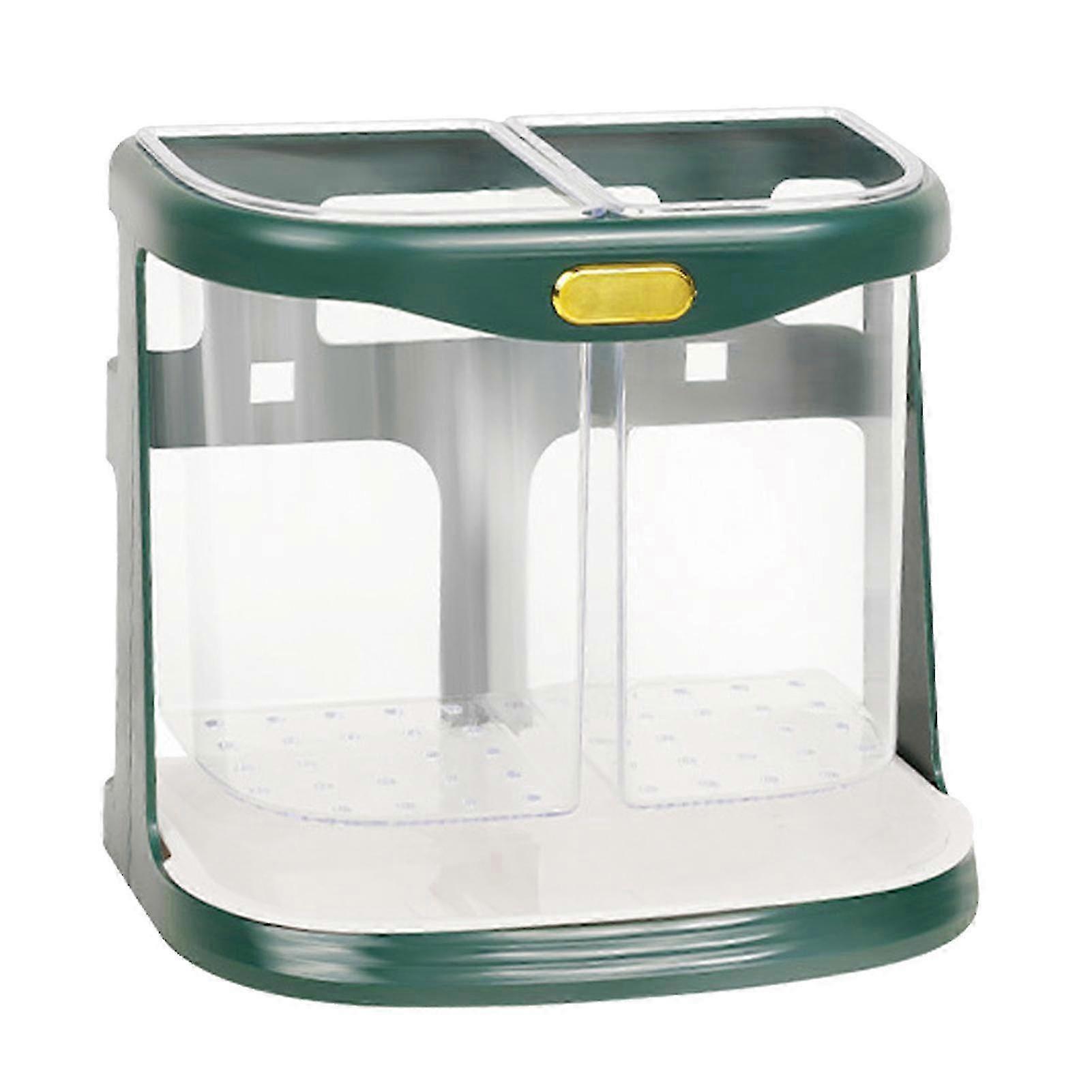 Double Compartment Drainable Chopstick Holder