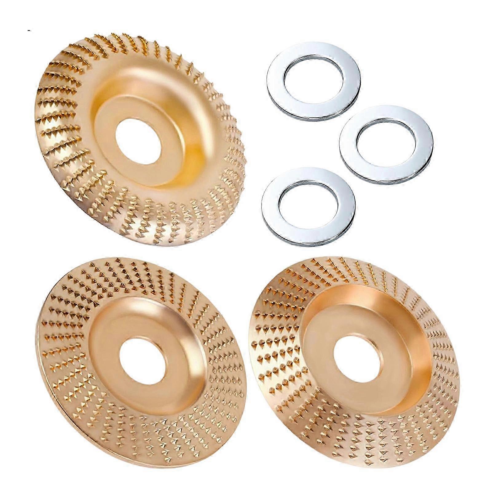 3Pcs Wood Carving Grinder Disc Kit