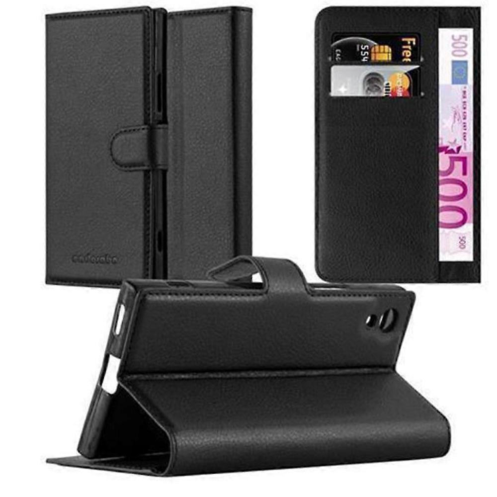 Case compatible with Sony Xperia XA1 - Protective case with card slots and stand function