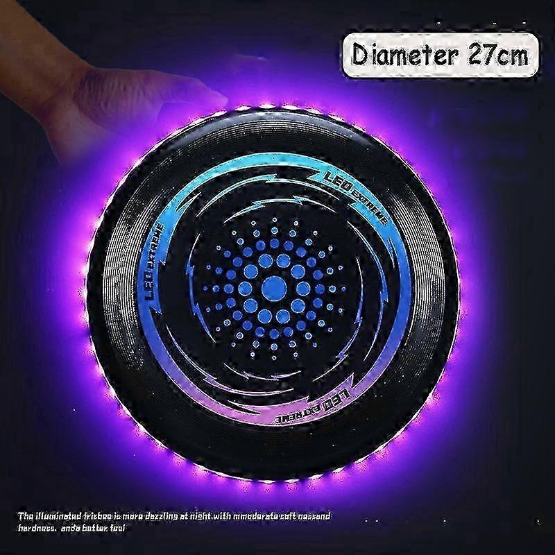 Glowing Flying Disc For Outdoor Fun