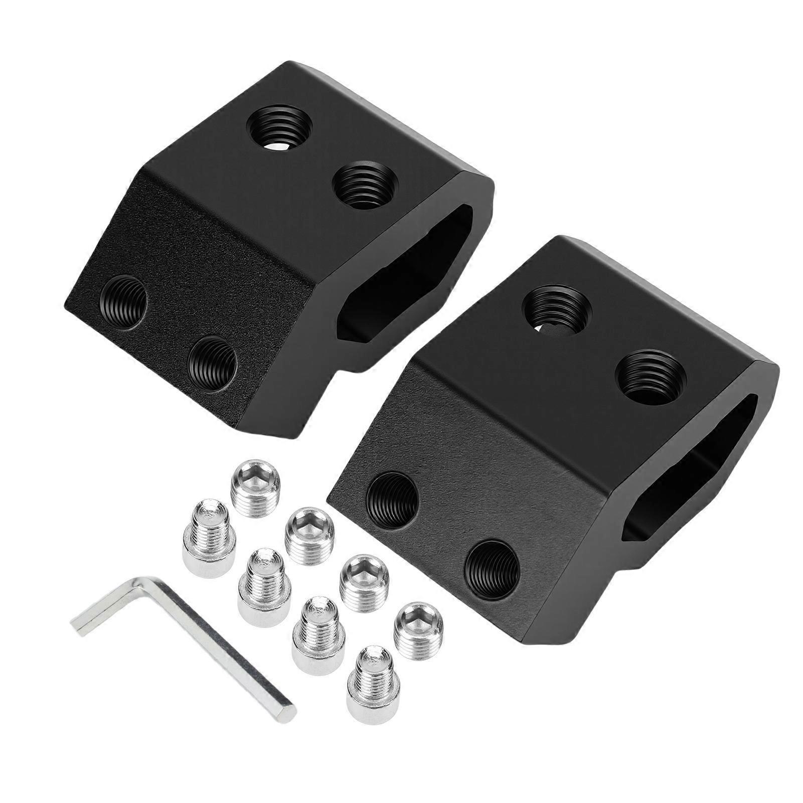 Universal Rail Mount Fit for Packout Tool Box, 2 Pack Space Saving Rail Clip Set, Side Mount Kit