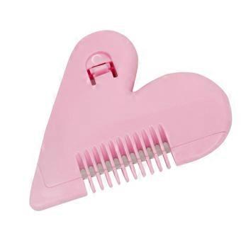 Peines de corte de cabello para estilista Flequillo Guía de recortador de cabello Herramientas de recorte Forma de corazón Removedor de vello púbico sensible