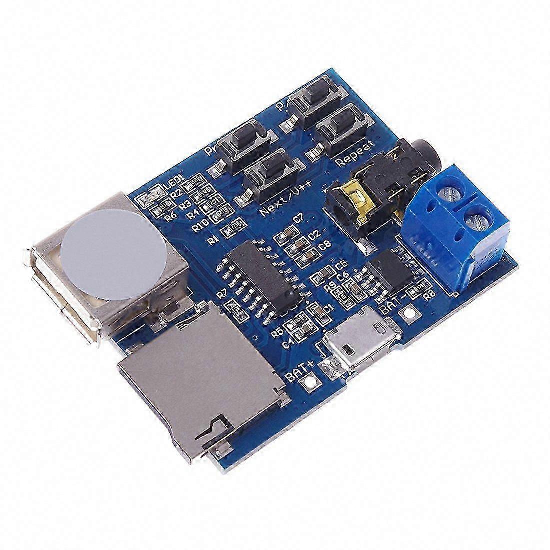 Lossless MP3 Playback with Amplifier MP3 Decoder Board TF Card Support Audio Module