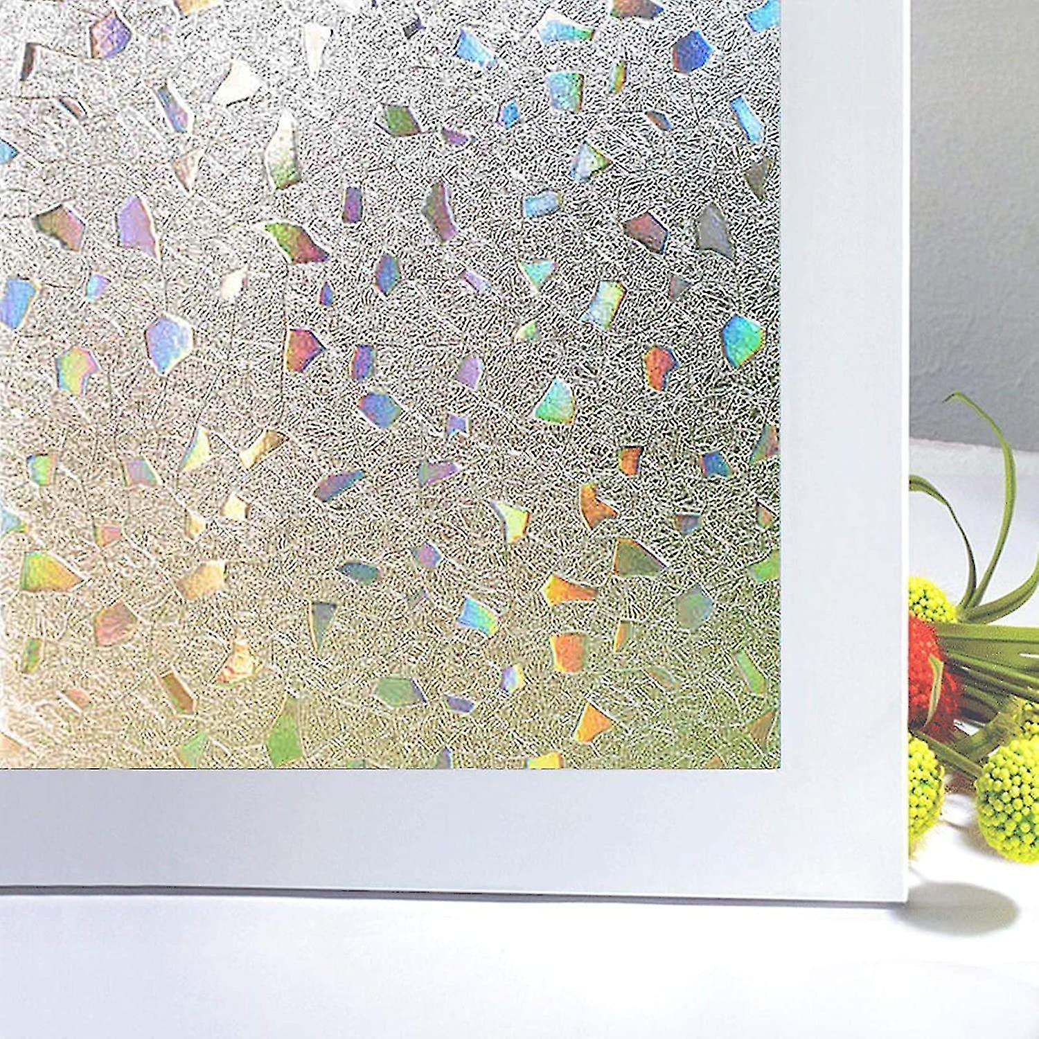 60 X 200 Cm 3d Window Film Colored Effect Window Film Blackout Static Cling Window Film Self Adhesive Window Film Static Cling Window Film For Decorat